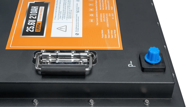 Bateria de fosfato de ferro e lítio LiFePO4 24V 210Ah - Marca ECO WORTHY