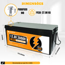 Bateria de lítio 280Ah 12V LiFePO4