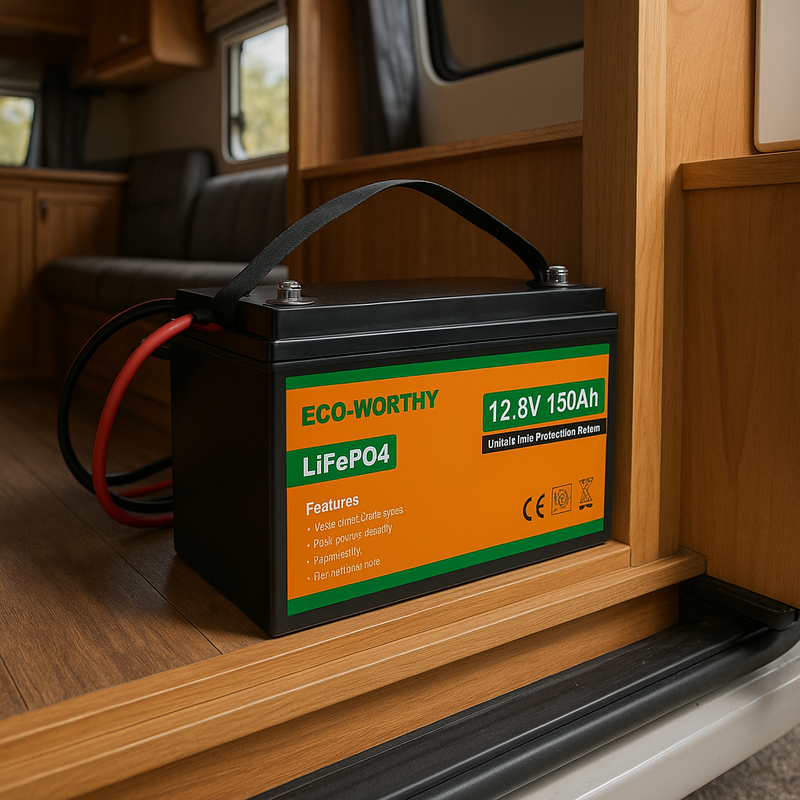 Bateria de lítio 150Ah 12V LiFePO4