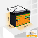 Bateria de lítio 150Ah 12V LiFePO4