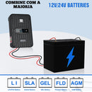 Controlador de carga solar Regulador MPPT 40A OLED Display 12V / 24V Autoswitch