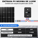Controlador de carga solar Regulador MPPT 40A OLED Display 12V / 24V Autoswitch