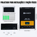 Controlador de carga solar Regulador MPPT 60A OLED Display 12V / 24V /36V / 48V Autoswitch