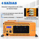 Inversor de onda senoidal pura fora da rede 2000W 12V a 220V