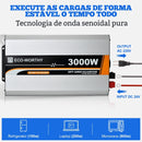 Inversor de onda senoidal pura fora da rede 3000W 24V a 220V