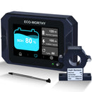 Display Monitor de bateria com tela tocável de 3,5" com sensor Hall para baterias AGM e lítio (LiFePO4) 300A