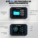 Display Monitor de bateria com tela tocável de 3,5" com sensor Hall para baterias AGM e lítio (LiFePO4) 300A