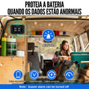 Display Monitor de bateria com tela tocável de 3,5" com sensor Hall para baterias AGM e lítio (LiFePO4) 300A